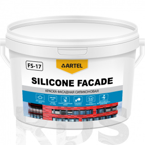 Краска фасадная силиконовая ARTEL Silicone Facade, супербелая, 45кг - фото