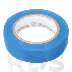Изолента ПВХ синяя 7,5 м, толщина 0,2 мм, Ермак, 8 шт./упаковка - фото