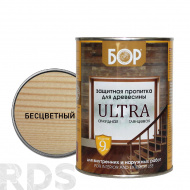 Защитная пропитка для древесины Ultra Бор бесцветная ( 0,75 кг / 14 шт) - фото