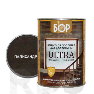 Защитная пропитка для древесины Ultra Бор палисандр ( 2,7 кг / 4 шт)