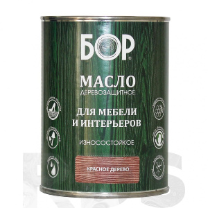 Масло деревозащитное для мебели и интерьеров Бор тик ( 0,64 кг / 14 шт)