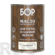Масло деревозащитное для террас и садовой мебели Бор тик ( 0,64 кг / 14 шт) - фото