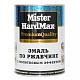 Эмаль с молотковым эффектом по ржавчине Mister Hardmax темно-серебристая ( 0,8 кг / 14 шт)