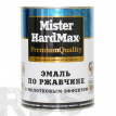Эмаль с молот. эф. по ржавчине Mister Hardmax темно-серебристая ( 2,5 кг / 6 шт) - фото
