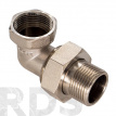Переходник американка угловой 1/2'' г/ш. лат/ник с фаской UTR186.N02/П-728н - фото