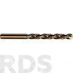 Сверло по металлу, 8,0х75х117 мм, HSS-Co DIN338, упак. 10 шт., КОБАЛЬТ "PROFFOS" /502122 - фото
