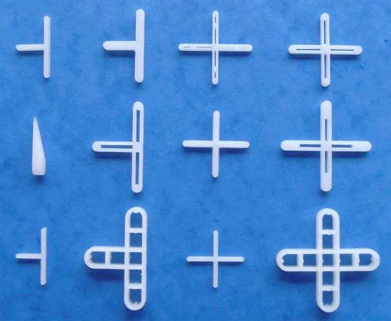 Разновидности крестиков и клиньев для плитки