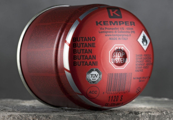 Газовый баллон торговой марки Kemper - фото