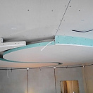Монтаж потолка из гипсокартона - фото