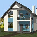 Bonolit-проект: жилой дом из газобетона, площадью 149 м² 